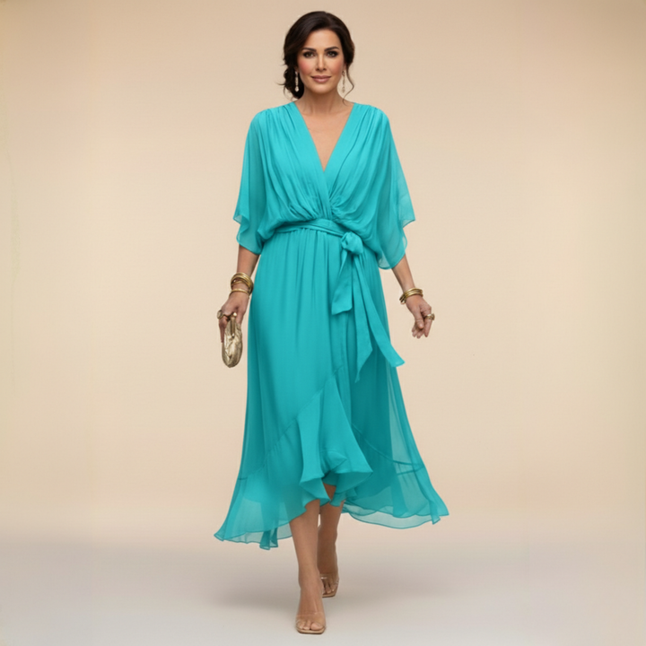 Monica™ - V-neck dress
