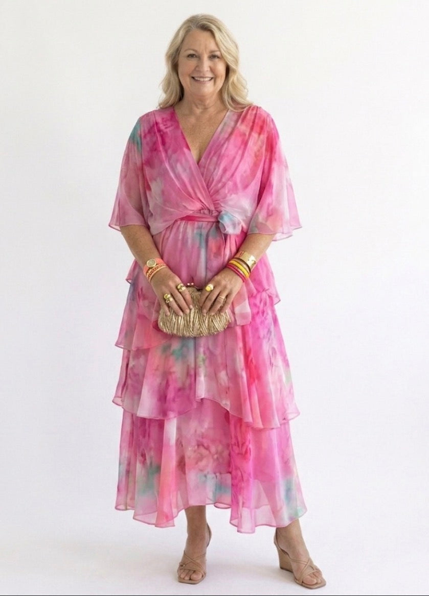 Fleur | Layered Floral Sun Dress