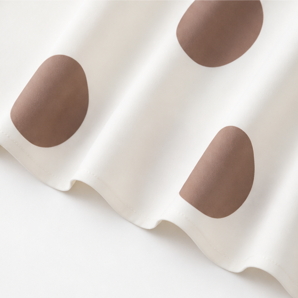 Marlowe – Belted Polka Dot Midi Dress