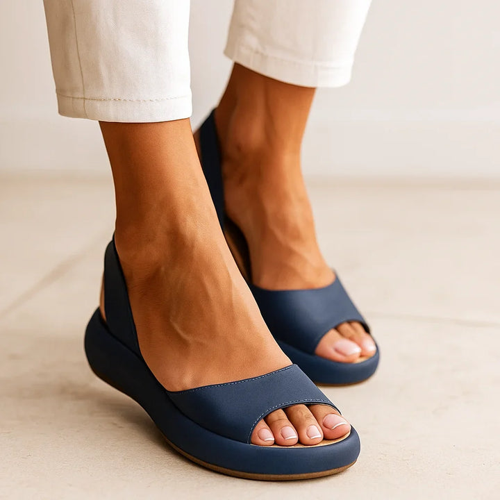 Isla | Slingback Wedge Sandals