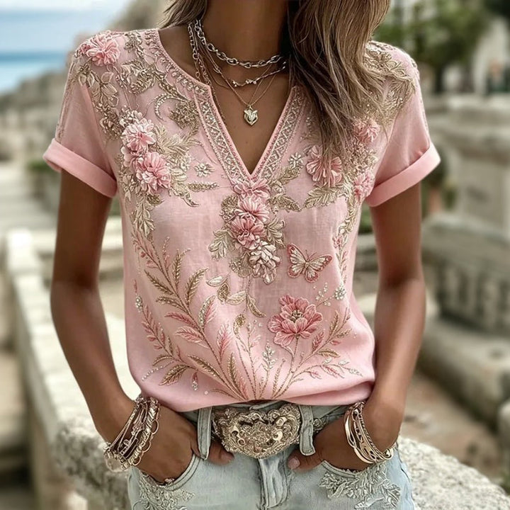 Rosalie | Vintage Floral Blouse