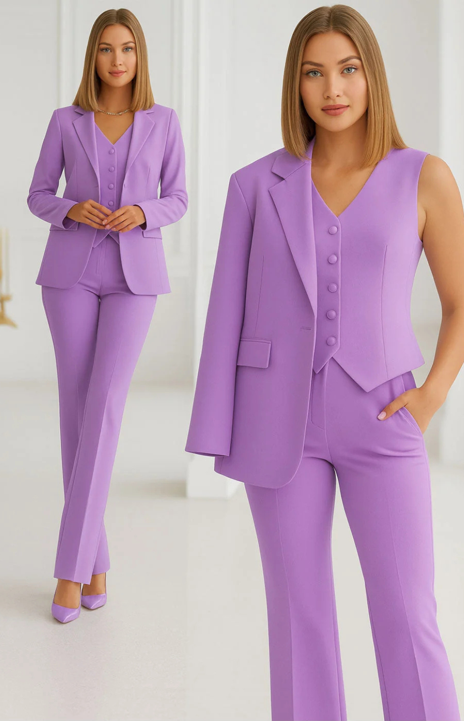 Cherry | Three-Piece Waistcoat Suit