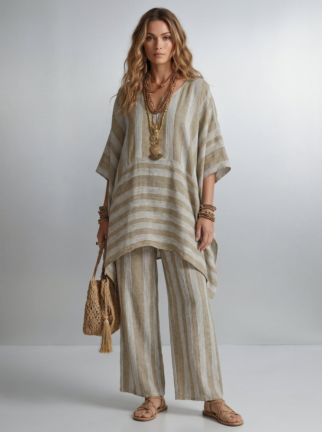 Ana | Elegant Linen Two-Piece Set