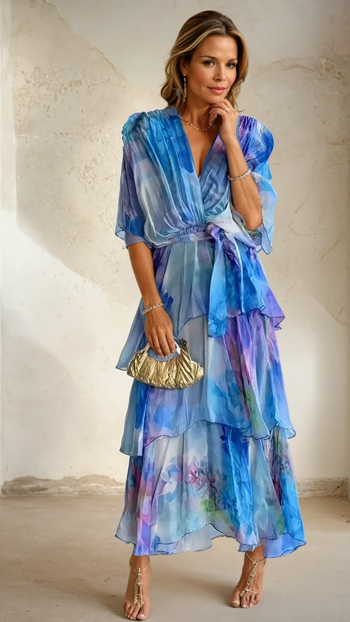 Fleur | Layered Floral Sun Dress