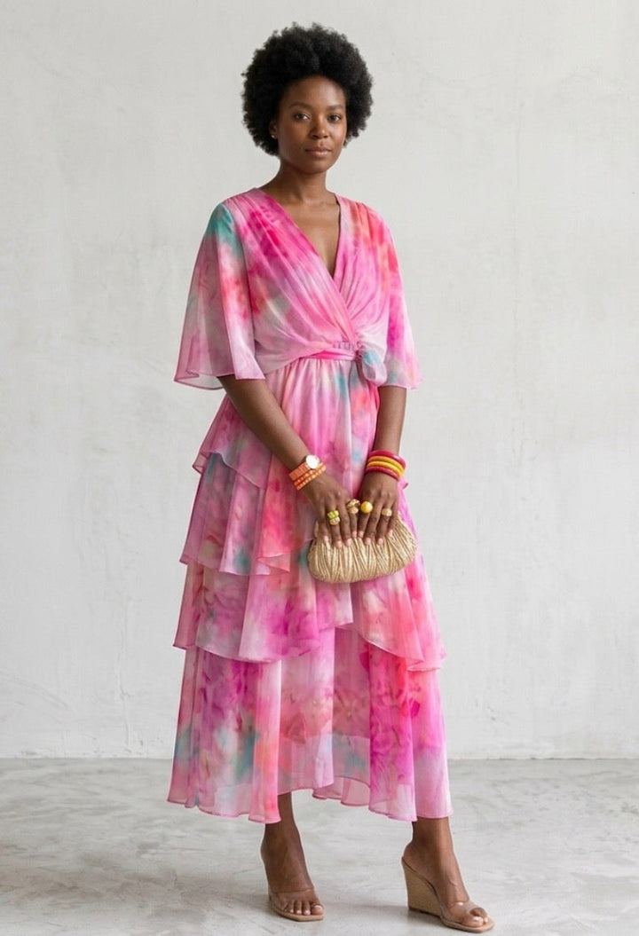 Fleur | Layered Floral Sun Dress