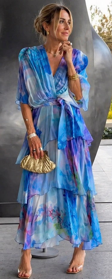 Fleur | Layered Floral Sun Dress