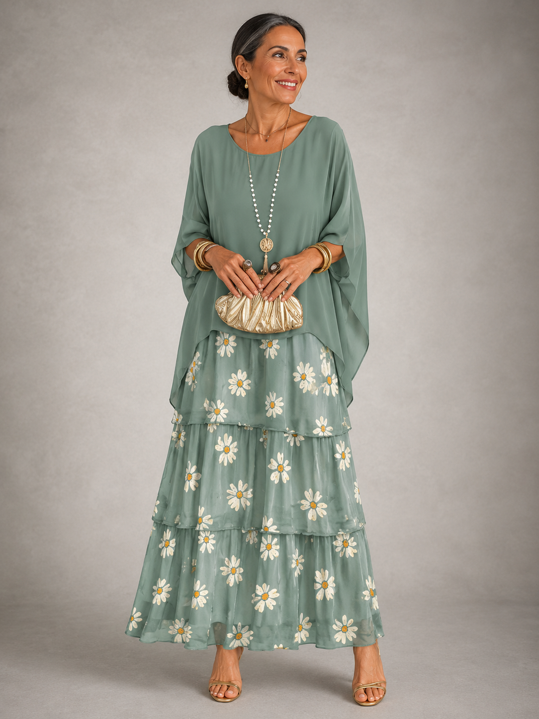 ELVENA™ | Elegant Flowy Maxi Dress
