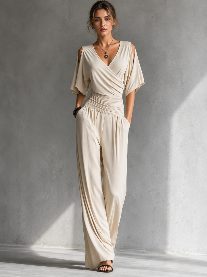 Gerika | Elegant Wrap Jumpsuit