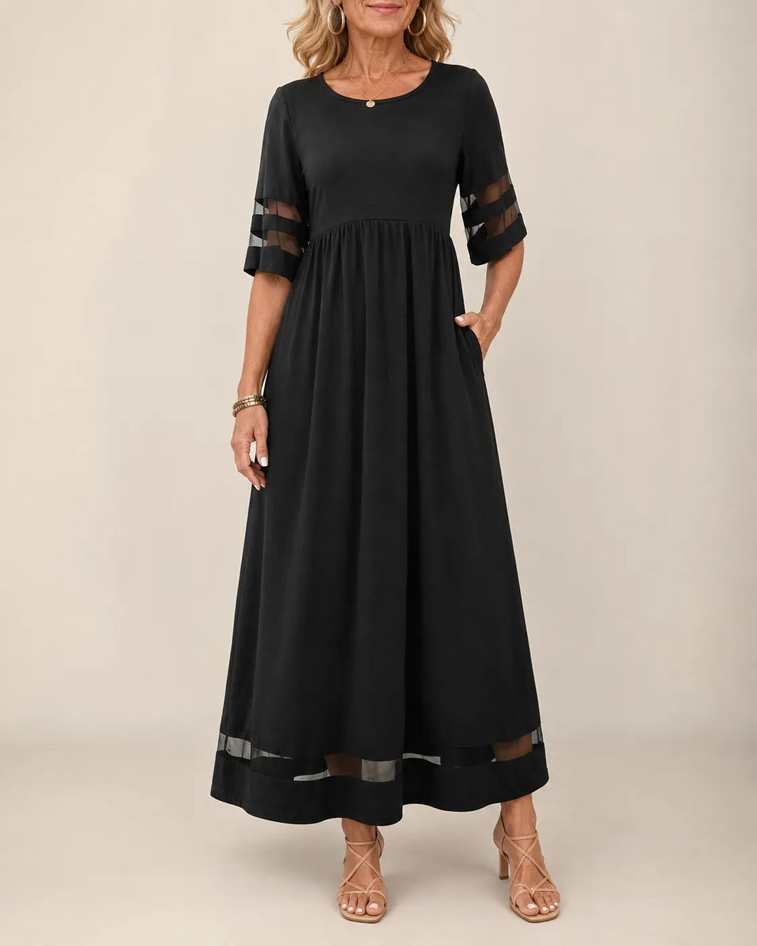 Aubrey | Relaxed A-Line Midi Dress