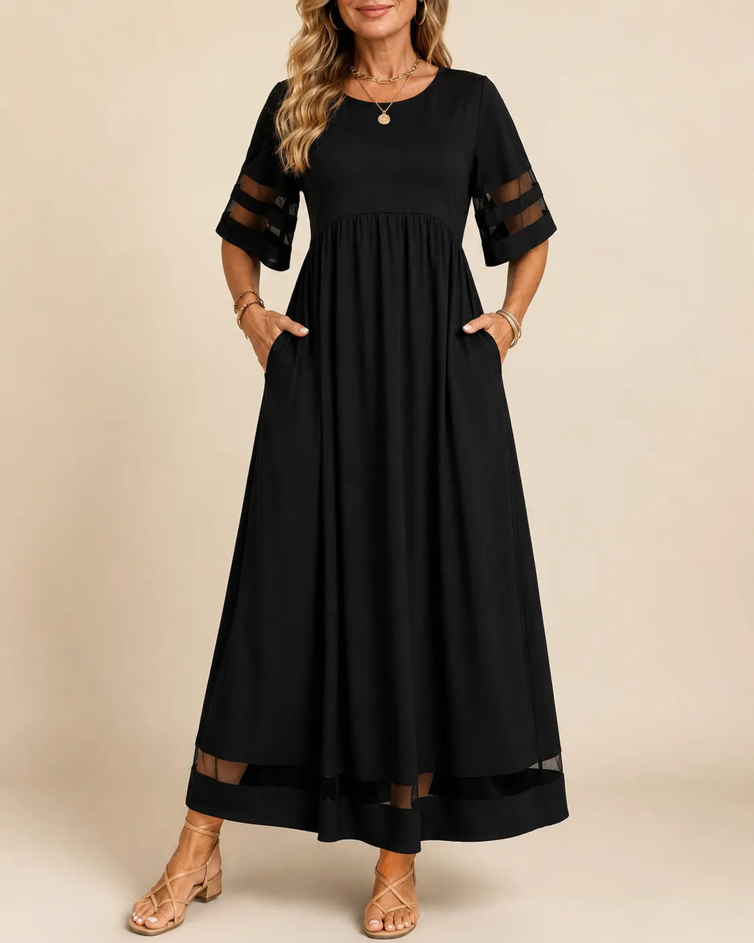 Aubrey | Relaxed A-Line Midi Dress