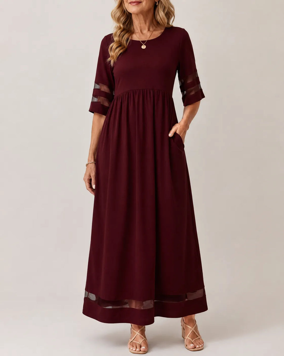 Aubrey | Relaxed A-Line Midi Dress