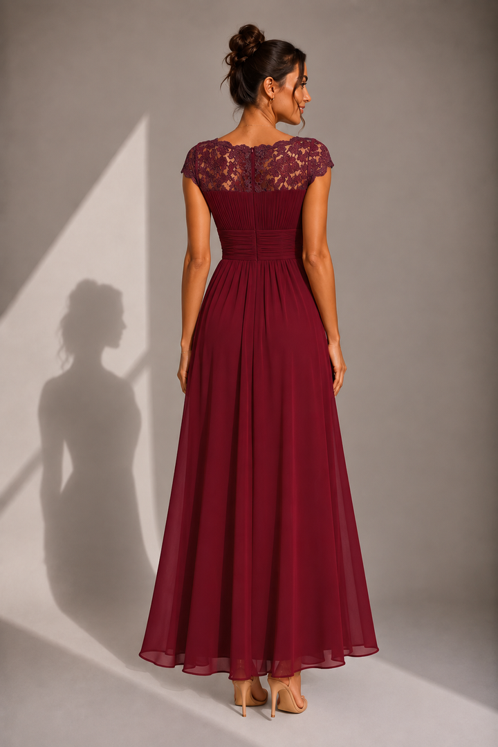 ELVENA™ | Lace Bodice Maxi Dress