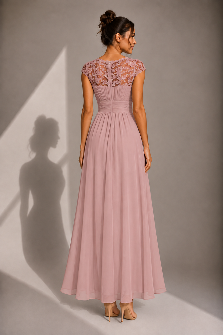 ELVENA™ | Lace Bodice Maxi Dress