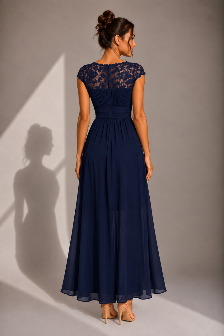 ELVENA™ | Lace Bodice Maxi Dress
