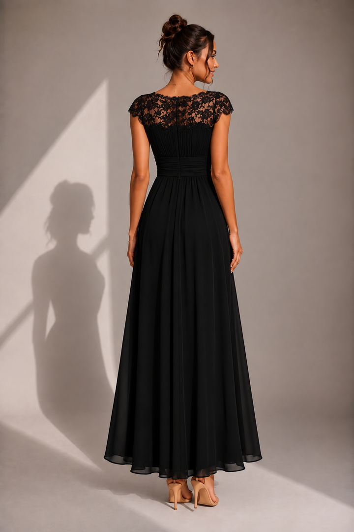 ELVENA™ | Lace Bodice Maxi Dress