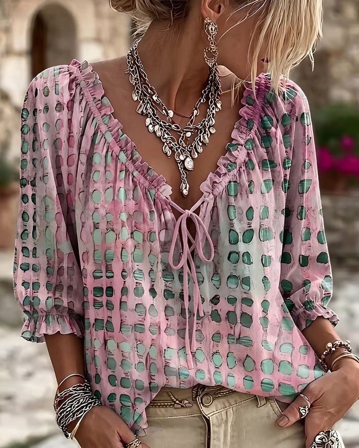 Candice | Polka-Dot Blouse