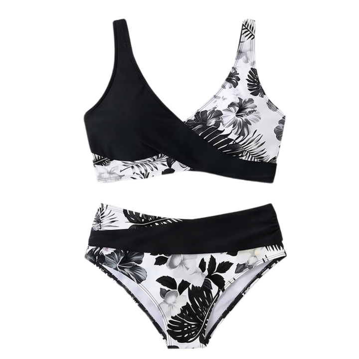 Marivela – Tummy-Flattering Wrap Bikini Set
