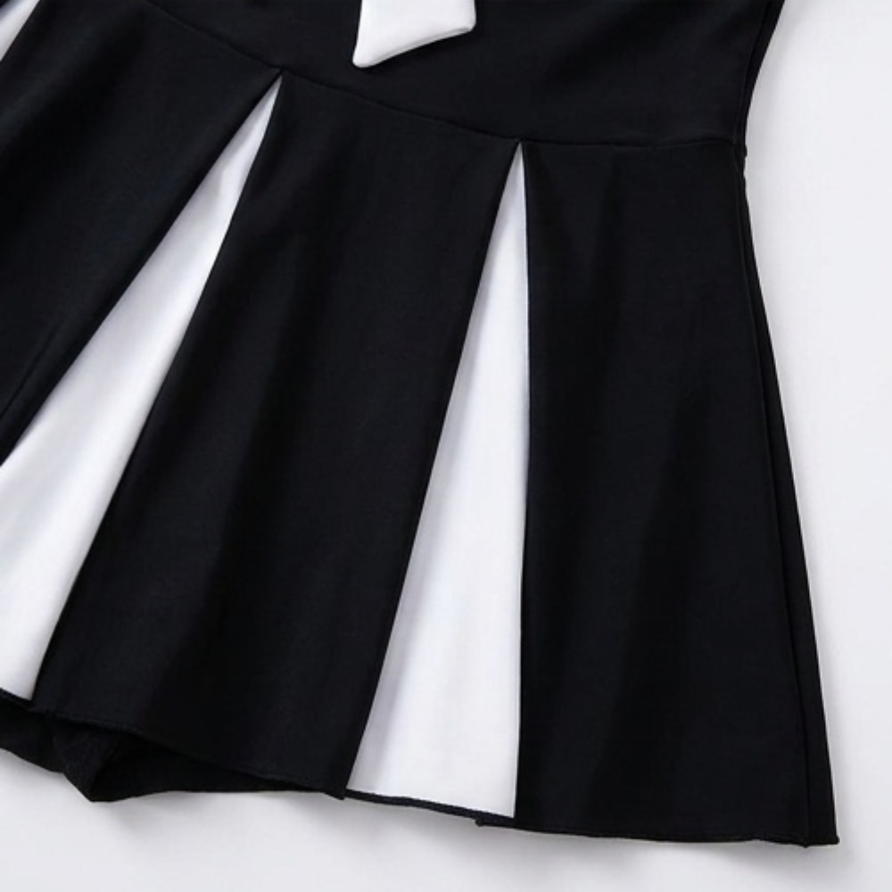 Soliera – Plus-Size Halter Swimdress with Boy Shorts
