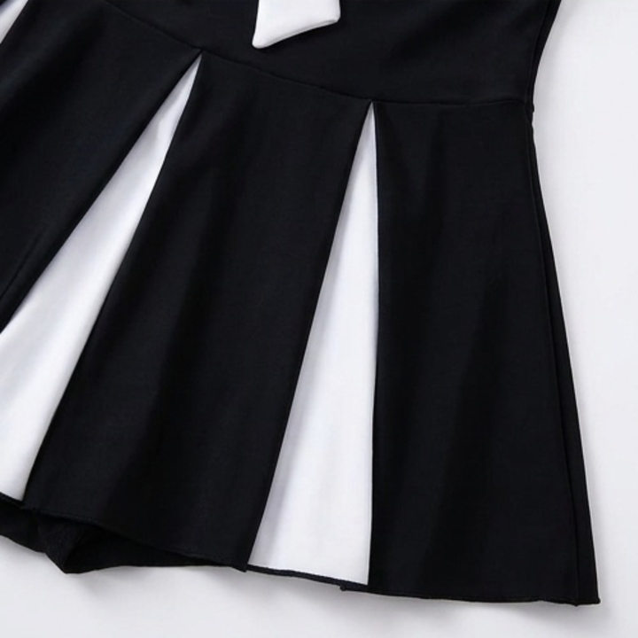 Soliera – Plus-Size Halter Swimdress with Boy Shorts