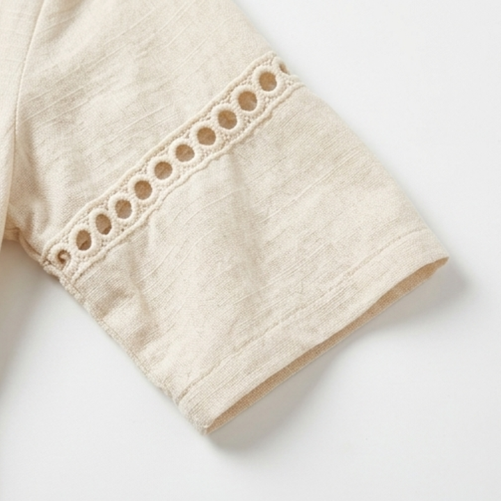 Solmera | Crochet-Trim Midi Dress