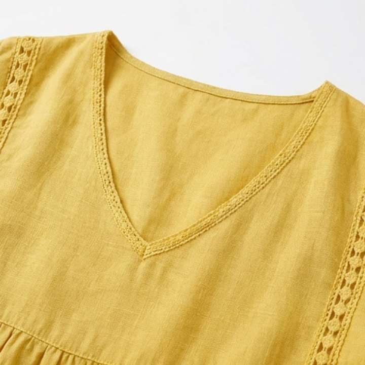 Virella – Relaxed Midi Dress with Pockets
