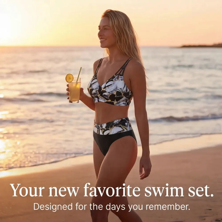 Marella | Marble Print Bikini