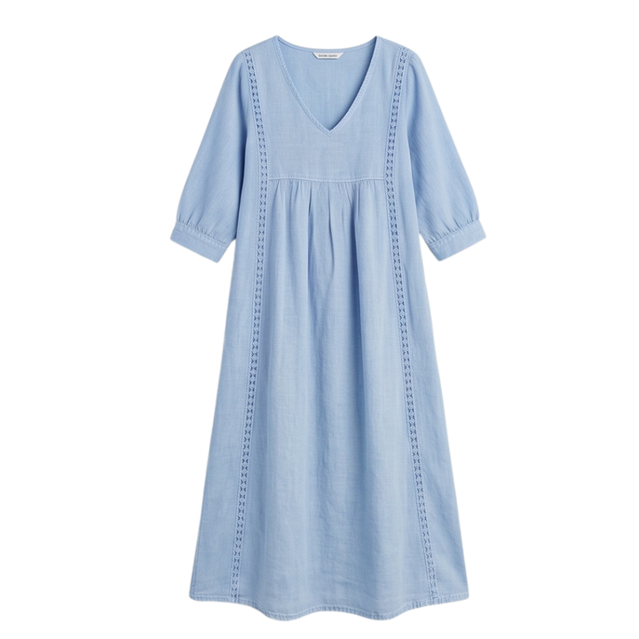 Virella – Relaxed Midi Dress with Pockets