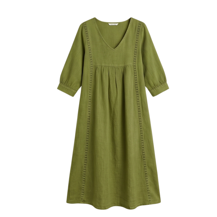 Virella – Relaxed Midi Dress with Pockets