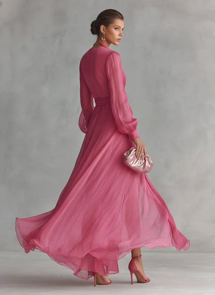 Alvina™ Wrap Front Maxi Dress