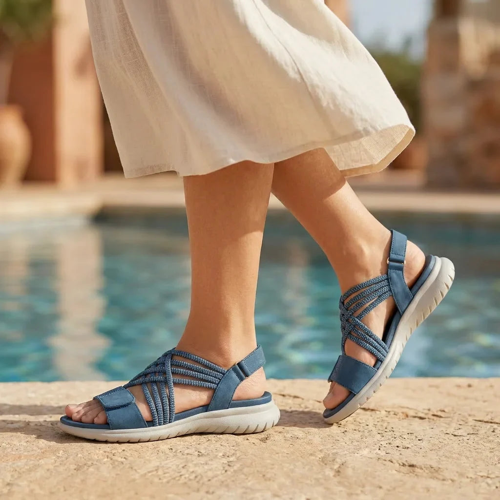 Levila | Woven Strap Sandals