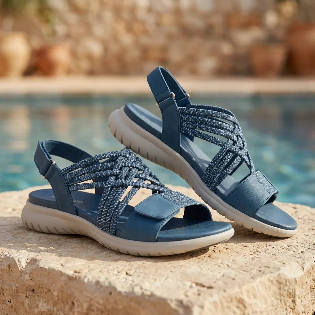 Levila | Woven Strap Sandals