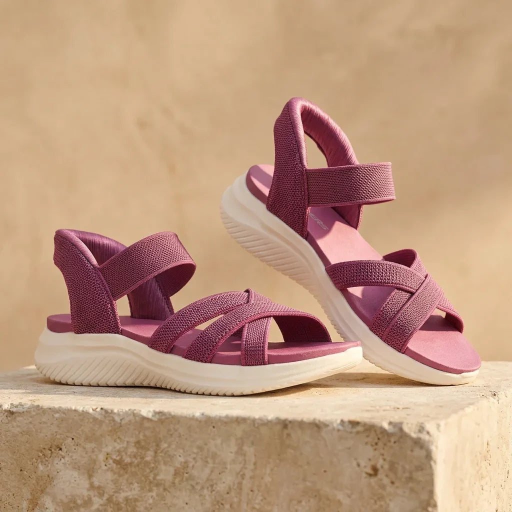 Elara | Knit Strap Sandals