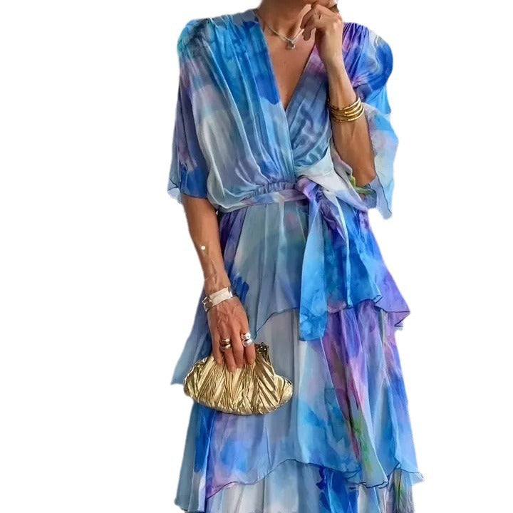 Fleur | Layered Floral Sun Dress