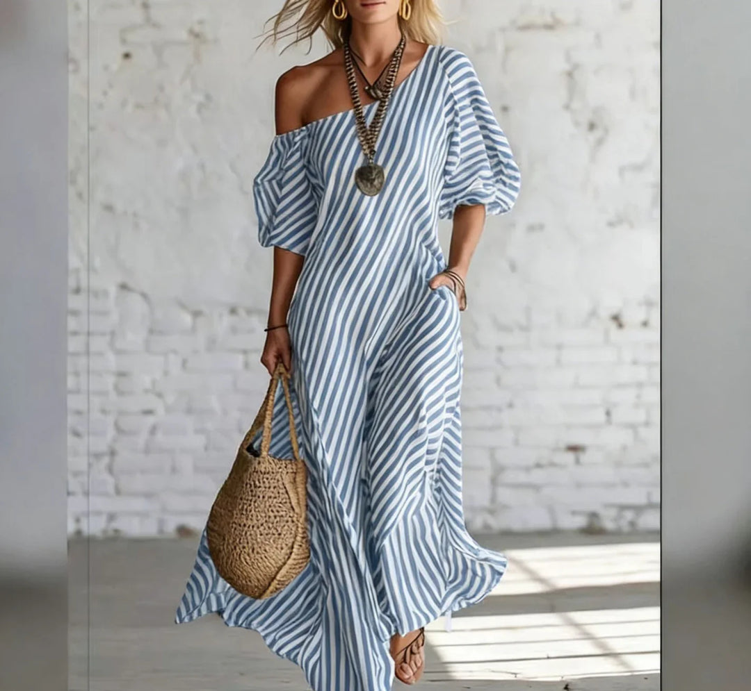 Alexia | Striped Maxi Dress for Women