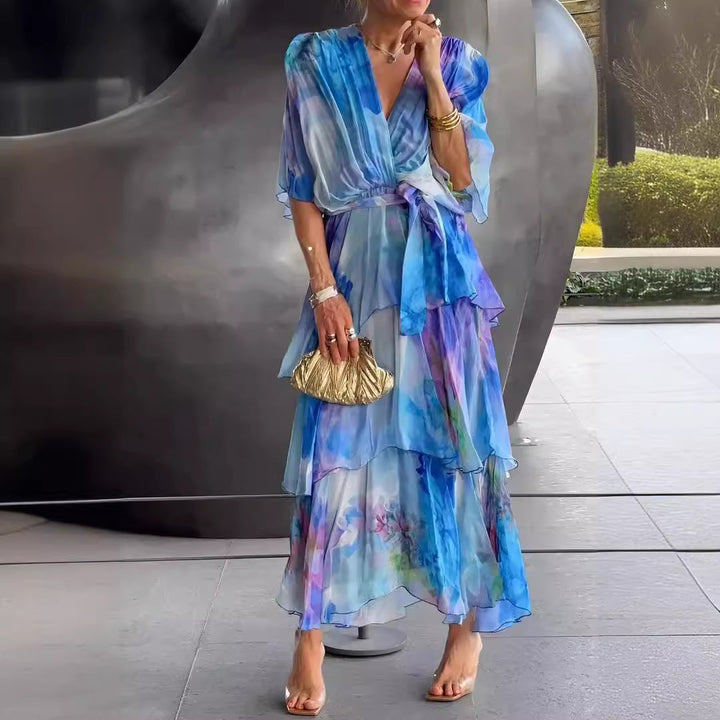 Fleur | Layered Floral Sun Dress