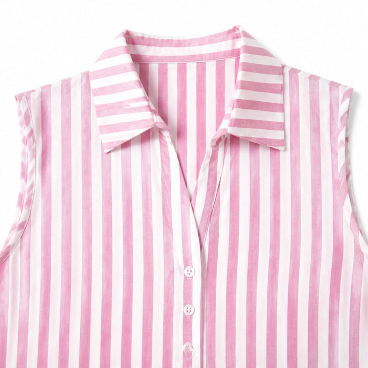 Marena | Striped Shirt Dress