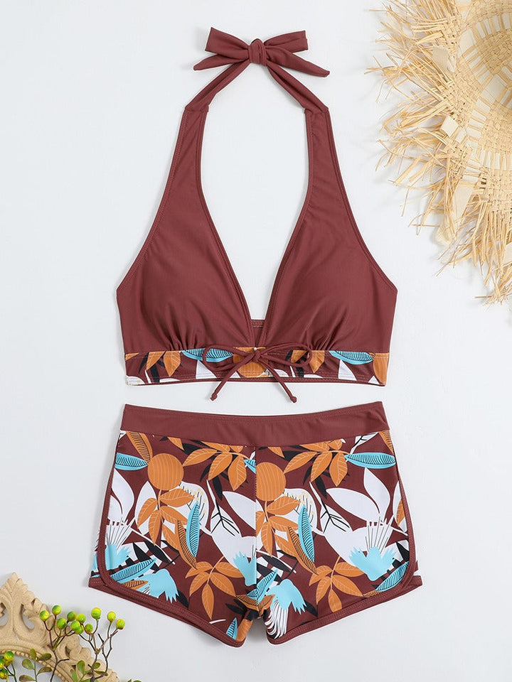 Yara | Halter Bikini with Shorts