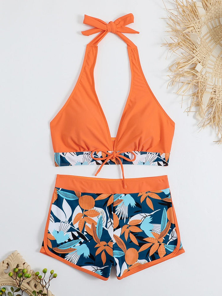 Yara | Halter Bikini with Shorts