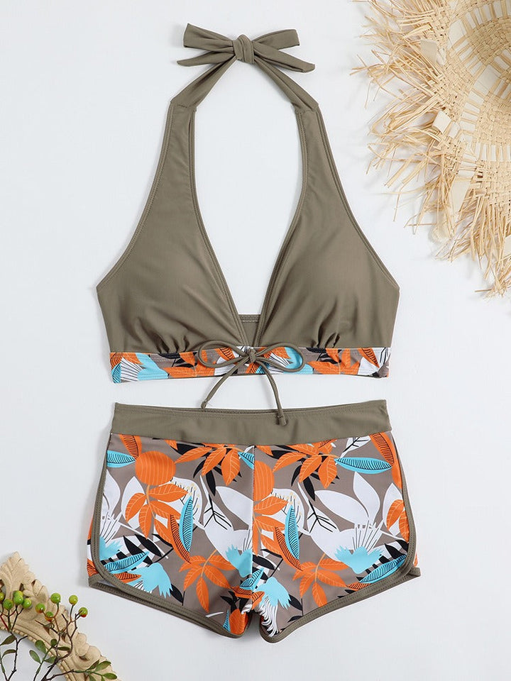 Yara | Halter Bikini with Shorts