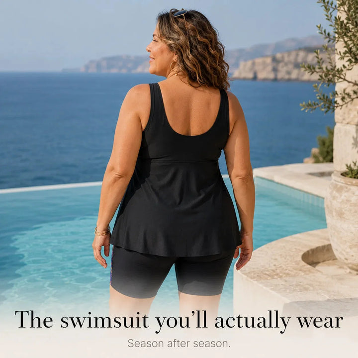 Sirella | Flowy Empire Tankini Set