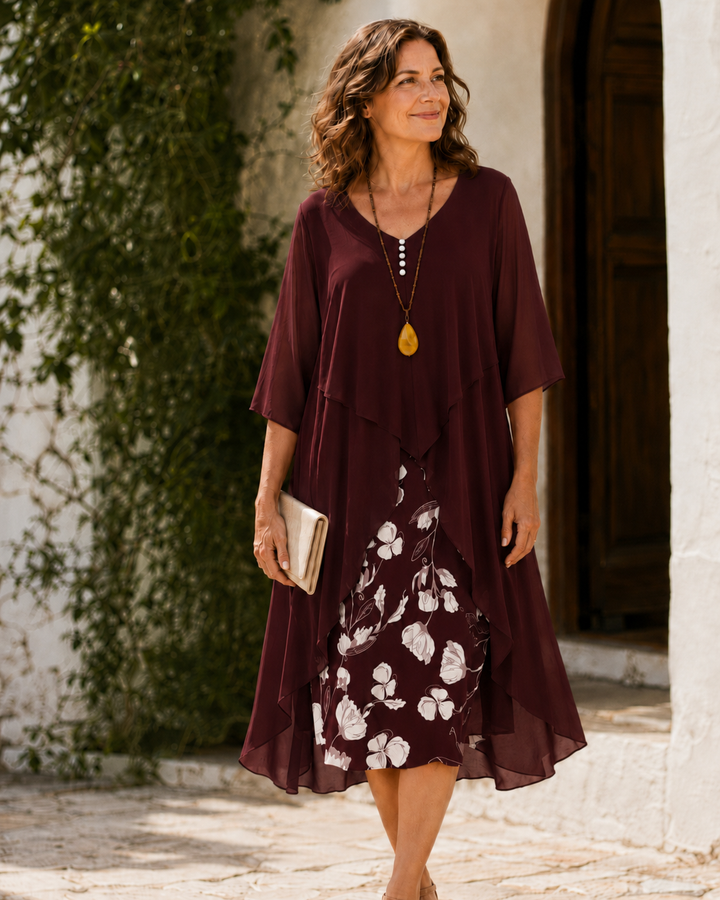 Odette | Tiered Layered Maxi Dress