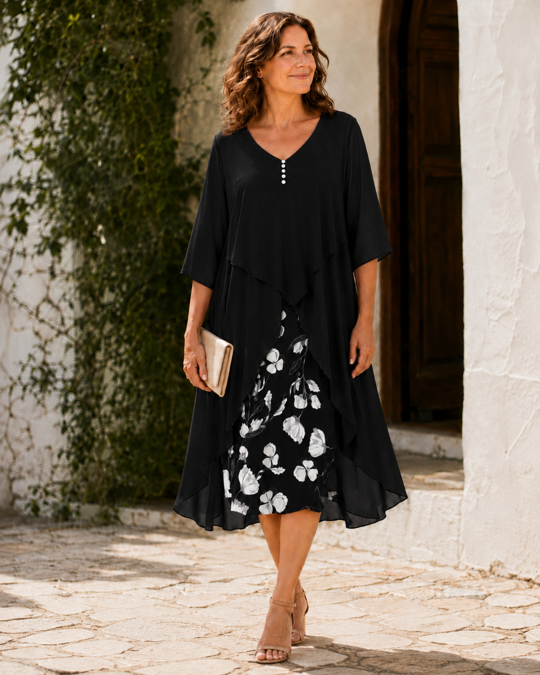 Odette | Tiered Layered Maxi Dress