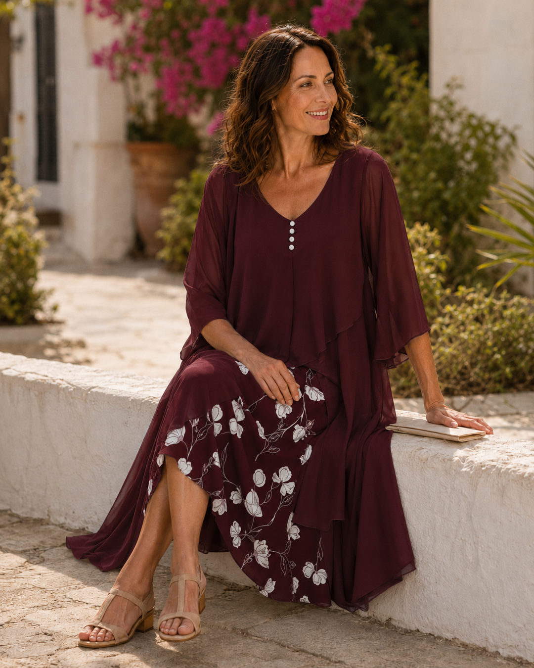 Odette | Tiered Layered Maxi Dress