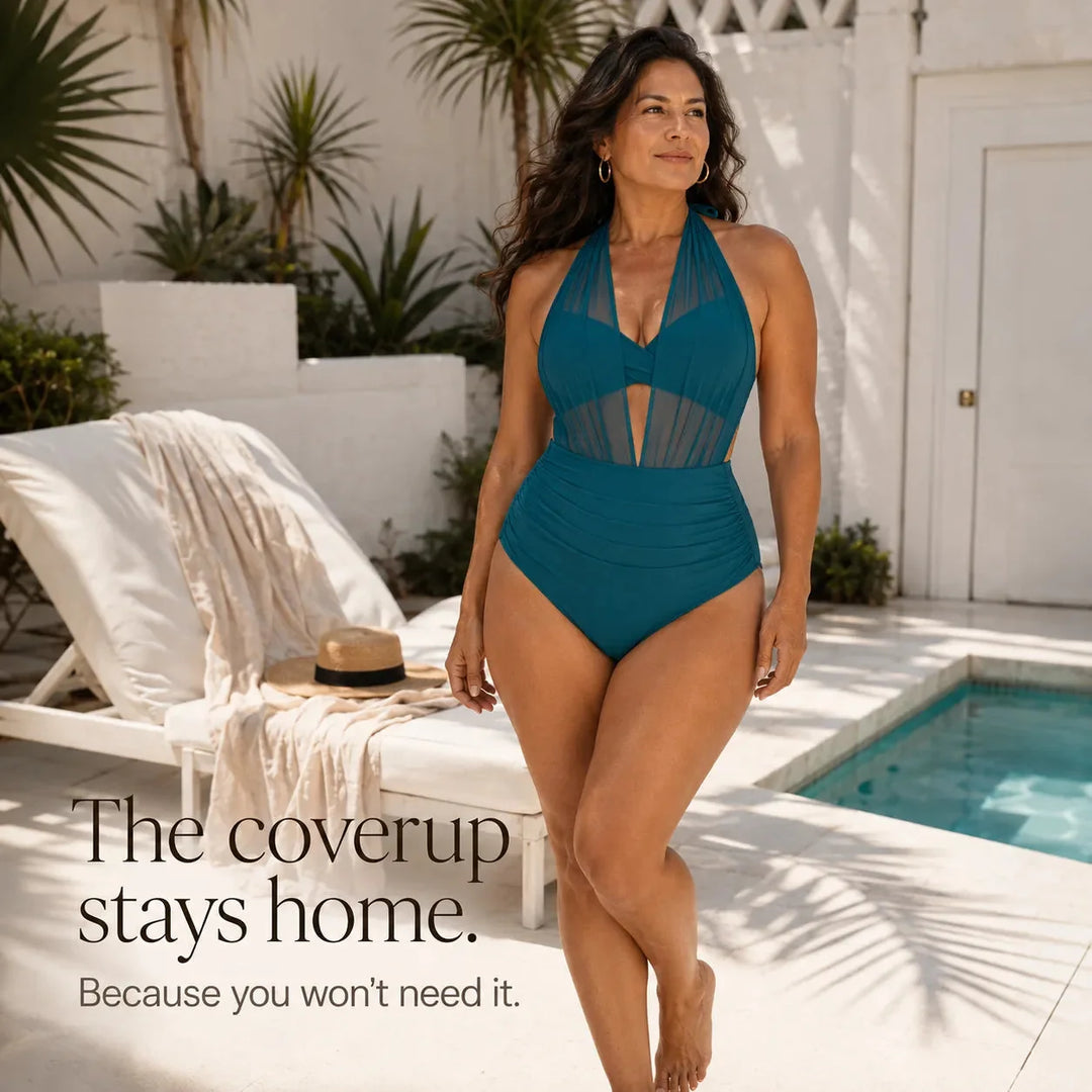 Vayara | Halter Tummy-Control Swimsuit