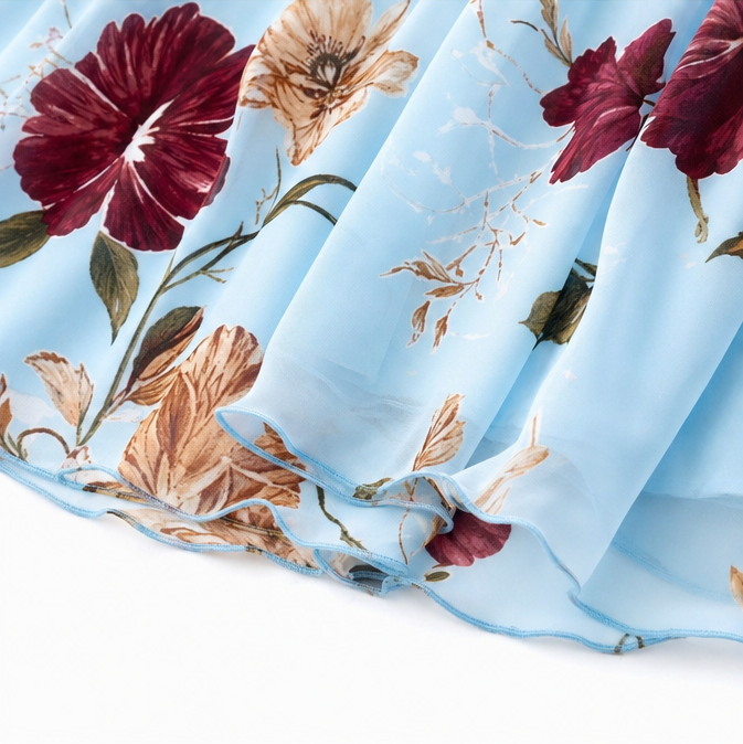 Florenza | Floral Maxi Dress with V-Neck