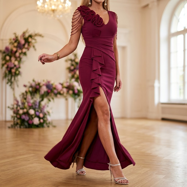 Roselani | Rosette Mermaid Gown