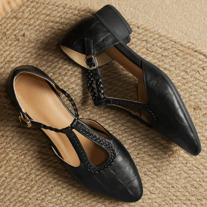 Oliardi Elena | Vegan Leather Mary Jane Shoes