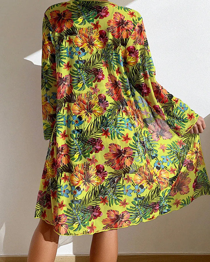 Samoa | Tropical Bikini Set with Kimono