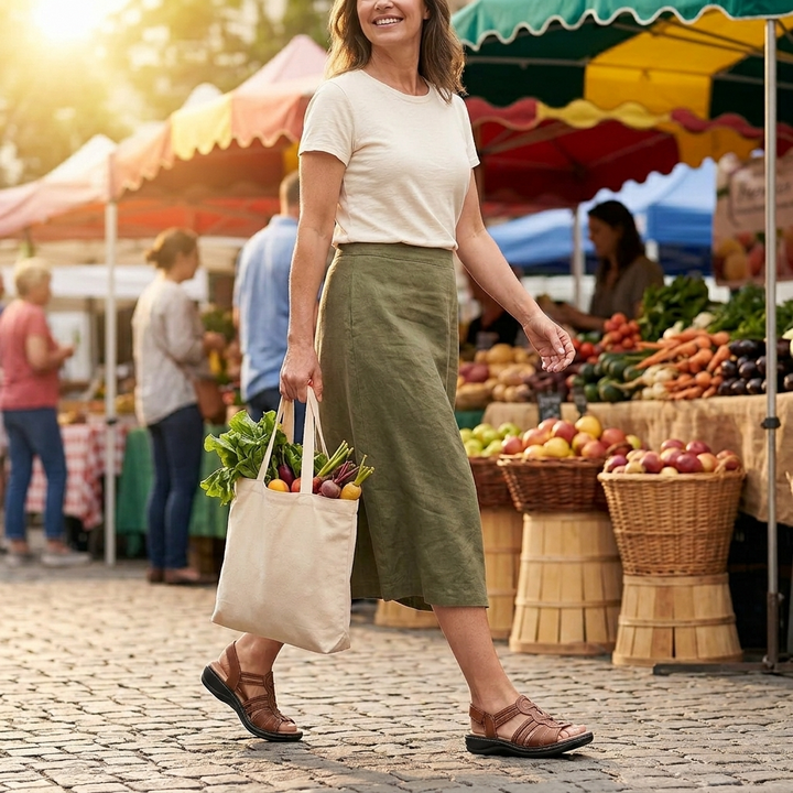 Solvana | Woven Arch Support Sandals