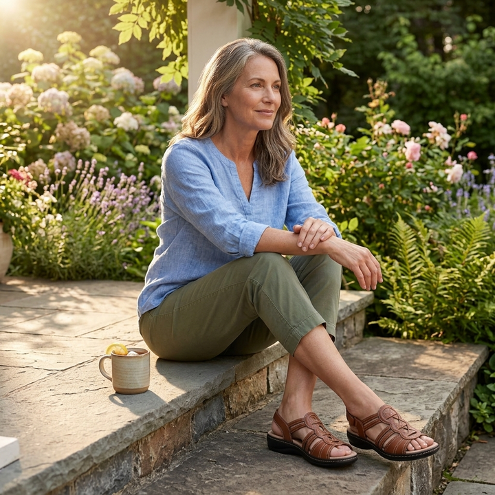 Solvana | Woven Arch Support Sandals